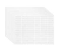 sourcing map 15 Sheets Barcode Label 1.2 x 0.4 inch Printable Laser and Inkjet Labels Address Labels for Copier Mailing Shipping Labels File Folders Envelopes, 84 Per Page, 1260 Labels