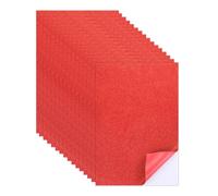 sourcing map 15 Sheets Red Shiny Foam Sheets with Adhesive Backing, 8x12Inch Self-Adhesive Shiny EVA Foam Sheets Sticky EVA Paper Stickers for Art Crafts Projects, DIY Party Decoration