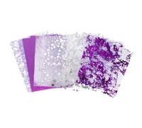 sourcing map 15 Sheets Scrapbook Textured Paper, Purple Scrapbooking Paper with Gold Foil Mesh Fabric, for Scrapbook Planner Book Card Junk Journal Supplies Card DIY Project, 3.9x5.5 Inch