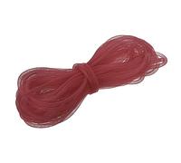 sourcing map 15 Yards Mesh Tube 1/3 Inch Decor Tubing Flex for Wreath, Gift, Decorations Birthday, and Wedding Party,DIY Craft - Deep Red
