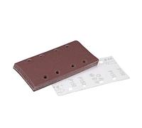 sourcing map 150 Grit 1/3 Sanding Sheet Sander Sandpaper Hook and Loop Pads 8 Hole 15pcs