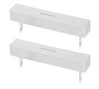 sourcing map 150 Ohm Ceramic Cement Resistor, 100W Power Wirewound Horizontal Cement Resistor Kit Tolerance 5% for Audio Equipment Power Adapters Frequency Divider Circuit Board (Pack of 2)