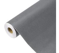 sourcing map 1500 x 40cm Dark Grey Wallpaper, Peel and Stick Wallpaper, Dark Grey Contact Paper Solid Color Vinyl Self-Adhesive Wall Paper Decorative for Wall Covering