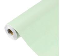 sourcing map 1500 x 60cm Light Green Wallpaper, Peel and Stick Wallpaper, Light Green Contact Paper Solid Color Vinyl Self-Adhesive Wall Paper Decorative for Wall Covering