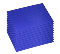 sourcing map 1500pcs Self Adhesive Mirrors Mosaic Tiles, 10 x 10 mm Mini Square Acrylic Disco Ball Tiles Sticker for DIY Disco Ball Craft Decorations Making, Blue