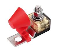 sourcing map 150A 58V DC Marine Rated Battery Fuse and Terminal Block, with 1-way Waterproof Battery Fuse for the Circuit Protection of Automobiles Ships