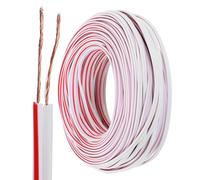 sourcing map 150ft Universal Garage Door Wire, 22AWG 2 Conductor Door Bell Wire Extension Cable Copper for Control Station & Sensor, White