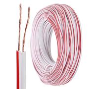 sourcing map 150ft Universal Garage Door Wire, 24AWG 2 Conductor Door Bell Wire Extension Cable Copper for Control Station & Sensor, White