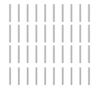 sourcing map 150Pcs 0.6mm x 6mm Dowel Pins, 304 Stainless Steel Cylindrical Round Head Shelves Support Pegs Locating Pin for Bookshelf Cabinet Furniture Component, GB831, Silver