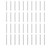 sourcing map 150Pcs 0.8mm x 12mm Dowel Pins, 304 Stainless Steel Cylindrical Round Head Shelves Support Pegs Locating Pin for Bookshelf Cabinet Furniture Component, GB831, Silver