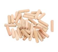 sourcing map 150Pcs 1/3" x 1-1/6" Wooden Dowel Pins, Wood Dowels Rods, Furniture Woodworking Grooved Fluted Pin, Wooden Dowels Fluted for Craft, DIY Projects