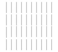 sourcing map 150Pcs 1mm x 16mm Dowel Pins, 304 Stainless Steel Cylindrical Round Head Shelves Support Pegs Locating Pin for Bookshelf Cabinet Furniture Component, GB831, Silver