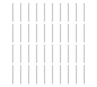 sourcing map 150Pcs 1mm x 20mm Dowel Pins, 304 Stainless Steel Cylindrical Round Head Shelves Support Pegs Locating Pin for Bookshelf Cabinet Furniture Component, GB831, Silver