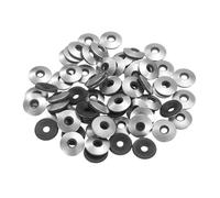 sourcing map 150Pcs Neoprene Rubber Sealing Washers M5.5x16mm 304 Stainless Steel EPDM Bonded Sealing Washer Waterproof Gaskets for Screws Bolts