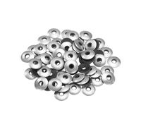 sourcing map 150Pcs Neoprene Rubber Sealing Washers M6.3x19mm 304 Stainless Steel EPDM Bonded Sealing Washer Waterproof Gaskets for Screws Bolts