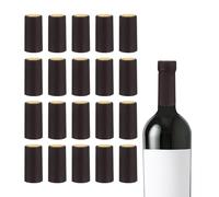 sourcing map 150Pcs PVC Heat Shrink Capsules Wine Bottle Sealer Wine Shrink Wrap Caps for Wine Glass Bottles, Wine Cellars, Home, 30x60mm, Purple