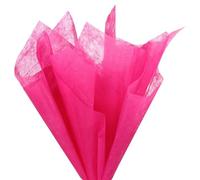 sourcing map 152Sheets Flower Wrapping Paper, 30x30cm Cotton Wrapping Flower Tissue Paper Floral Bouquet Wraps for Florist Packaging Arrangement Supplies Gift Packaging, Hot Pink
