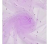 sourcing map 15ft White Pearl Table Runner, 180x60inch Pearl Tulle Fabric Soft Lace Mesh Fabric Net Tulle for Bridal Shower Wedding Arch Veil Table Decorations, Light Magenta