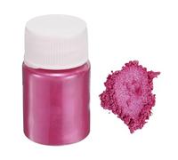 sourcing map 15g/0.5oz Mica Powder Natural Resin Epoxy Pigment Powders for Casting Resin, Car Paint, DIY Arts and Crafts, Rose Red