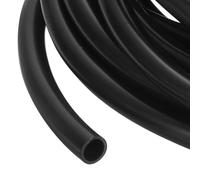 sourcing map 15m PVC Cable Sleeve Tubing, 3.5mm 1/8" PVC Tube Black Cord Organizer Wire Shielding Sheathing Wrap