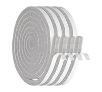 sourcing map 15mmx10mm Foam Weather Stripping, Self Adhesive Door Seal Insulation Strips, Soundproofing Foam Seal Tape for Door/Window, Air Conditioning (2 Meter Total Length in 4 Roll)