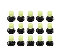 sourcing map 15pcs 12V Ice Blue T3 Car Wedge LED Instrument Panel Light Interior