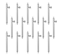 sourcing map 15pcs 14mm Quick Release Spring Bars 1.5mm Dia 304 Stainless Steel Watch Pins Replacement Link Pins Lugs for Quick Release Watch Bands