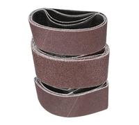 sourcing map 15pcs 2.5 x 14" Sanding Belts 5pcs Each of 40/60/80 Grit Aluminium Oxide Flush Joint Belt Sander Paper for Metal Woodworking Automotive Repair