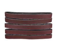 sourcing map 15pcs 2 x 48" Sanding Belts 3pcs Each of 80/120/150/240/400 Grit Aluminium Oxide Flush Joint Belt Sander Paper for Metal Woodworking Automotive Repair