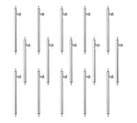 sourcing map 15pcs 20mm Quick Release Spring Bars 1.5mm Dia 304 Stainless Steel Watch Pins Replacement Link Pins Lugs for Quick Release Watch Bands