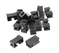 sourcing map 15Pcs 2x4 Pins 2.54mm Pitch Straight Connector Pin IDC Box Headers