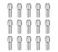 sourcing map 15pcs 3.0mm Drill Chucks Collet Bit 18mm Length Mini Electric Grinder Quick Change Replacement Drilling Tool for Rotary Tools