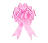 sourcing map 15pcs 5 Inch Large Pull Bow Big Gift Wrapping Bows Ribbon Pink for Wedding Car Baskets Presents Christmas Bow