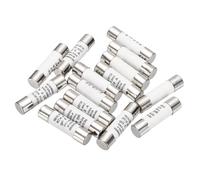 sourcing map 15pcs 500V 8A Fast Blow Fuse, Ceramic Cartridge Fuses Microwave Fuse Current Protection F Type 10x38mm for Electrical Industrial