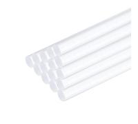 sourcing map 15pcs Acrylic Round Rods 3/16" x 12" Clear Acrylic Dowel Rods Sticks Plastic Sticks Strip for DIY Crafts Lighting Gardening Decorations - 5mm x 300mm