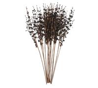 sourcing map 15Pcs Artificial Flowers 21.7" Faux Flowers Fake Bulk Branches Bouquets for Home Office Garden Vase Table Wedding Decoration, Black