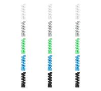 sourcing map 15Pcs Charger Cord Protectors, Flexible Rubber Spiral Cord Protector for Phone Charger Headphone Laptop, Black, Gray, White, Green, Blue