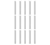 sourcing map 15pcs Dowel Pins M5(5mm) x 60mm 304 Stainless Steel Cylindrical Shelf Support Peg Pin Rod Fasten Elements for Metal Devices Wood Furniture DIY Installation, Silver