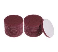 sourcing map 15pcs Drill Power Brush 4 Inch Tile Scrubber Scouring Pads 800 Grit for Bathroom Kitchen Household Cleaning