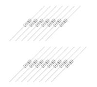 sourcing map 15pcs Glass Cartridge Tube Fuses, Axially Lead Fuse 3.6 x 10 mm 8A 250V Cartridge Resistor Insurance Fusible Cutout for Replacing or Repairing Many Home Electronics (T 8A)
