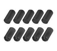 sourcing map 15Pcs Heat Shrink End Cap 20mm ID x 45mm L 2:1 Ratio Heat Shrink Tubing Caps Lined Sealed Waterproof Adhesive for Electrical Wire Cable, Black