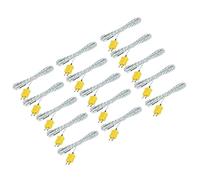 sourcing map 15pcs K Type Thermocouple Mini Connector Temperature Sensor Probes Fiberglass 6.6ft -50 to 400°C(-58 to 752°F)