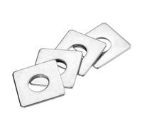 sourcing map 15pcs M12x30x2mm Square Plate Bearing Washers 304 Stainless Steel Plate Square Plate Washers Flat Pad Spacer Gasket for Hardware Fastener