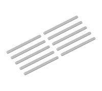 sourcing map 15Pcs M5-0.8x70mm Fully Threaded Rods, Threaded Rods Bar Studs, 304 Stainless Steel Long Thread Screws Hardware for U-Bolts, Anchors, Clamps, Hangers, Silver