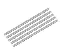 sourcing map 15Pcs M6 x 150mm Fully Threaded Rod 304 Stainless Steel Right Hand Threads Bar Studs for Anchors Bolts, Clamps, Hangers and U-Bolts, 1 Thread Pitch
