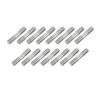 sourcing map 15Pcs M8x40mm 304 Stainless Steel Double End Threaded Stud Screw Bolt for House Maintenance
