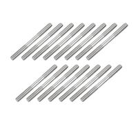 sourcing map 15Pcs M8x90mm 304 Stainless Steel Double End Threaded Stud Screw Bolt for House Maintenance