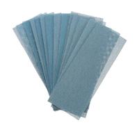 sourcing map 15pcs Mesh Sanding Sheets 180 Grits 2.8" x 7.8" Ceramic Abrasive Wet Dry Sandpaper Dust-Free Hook and Loop Abrasive Pads for Car Woodworking Metal Polishing & Grinding