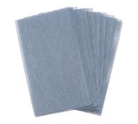 sourcing map 15pcs Mesh Sanding Sheets 240 Grits 2.8" x 5" Ceramic Abrasive Wet Dry Sandpaper Dust-Free Hook and Loop Abrasive Pads for Car Woodworking Metal Polishing & Grinding