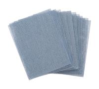 sourcing map 15pcs Mesh Sanding Sheets 240 Grits 3" x 4" Ceramic Abrasive Wet Dry Sandpaper Dust-Free Hook and Loop Abrasive Pads for Car Woodworking Metal Polishing & Grinding